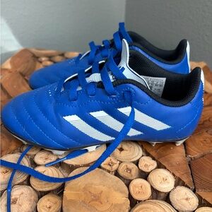 Adidas Soccer Cleats Blue White Size 13 Unisex Lace Up